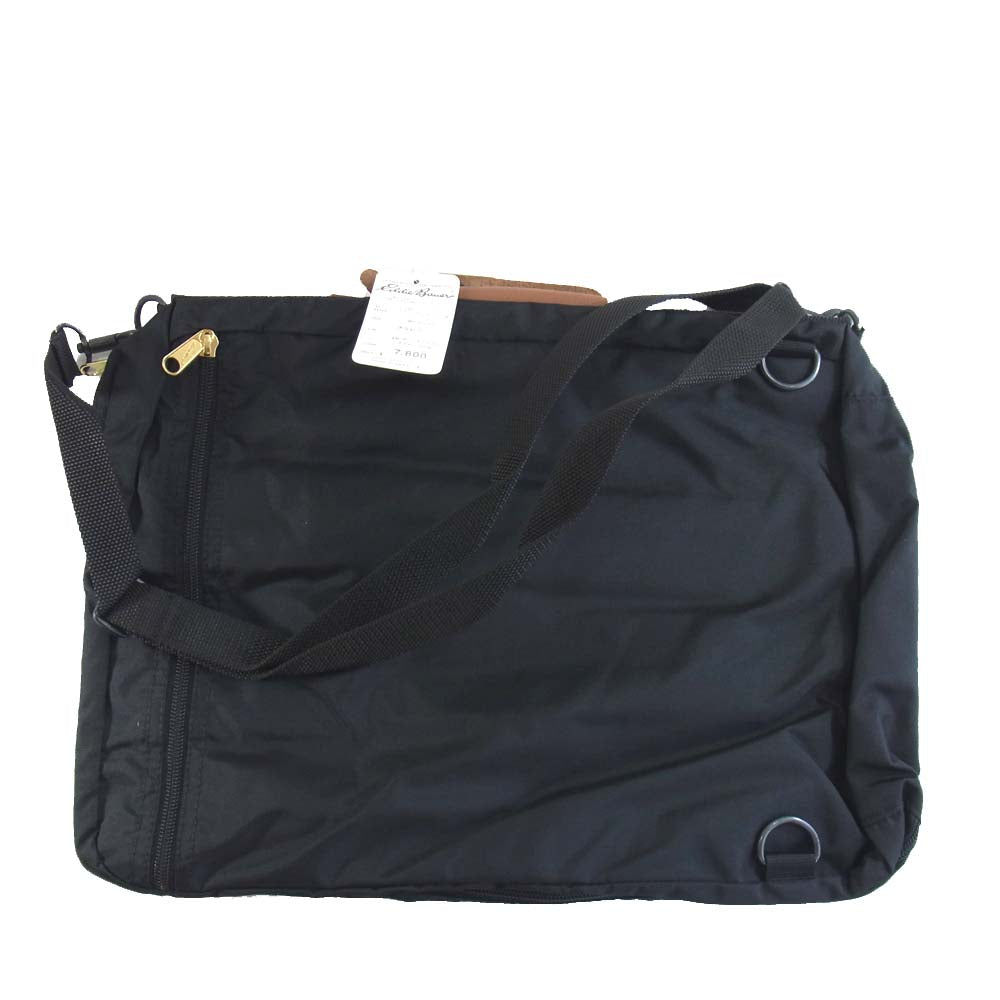 Eddie Bauer エディー・バウアー 6040 3way 420 デニールアイガー バッグ ブラック系【新古品】【未使用】【中古】