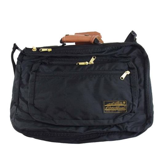 Eddie Bauer エディー・バウアー 6040 3way 420 デニールアイガー バッグ ブラック系【新古品】【未使用】【中古】