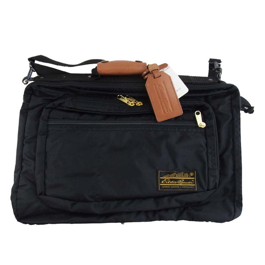 Eddie Bauer エディー・バウアー 6040 3way 420 デニールアイガー バッグ ブラック系【新古品】【未使用】【中古】