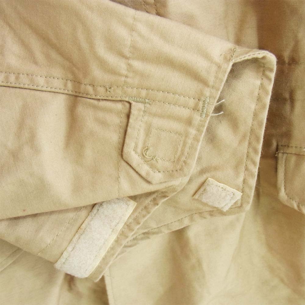 ALPHA アルファ USA製 M-65 ミリタリージャケット ベージュ系 L【中古】