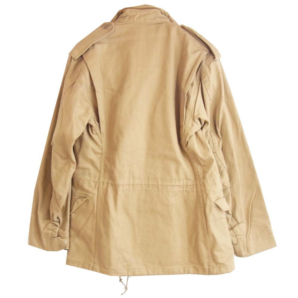 ALPHA アルファ USA製 M-65 ミリタリージャケット ベージュ系 XS【中古】