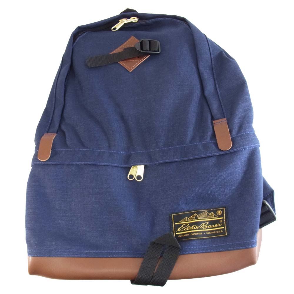 Eddie Bauer エディー・バウアー 8708 セブンマイルズバッグ 1000デニール コーデュラナイロン バックパック ネイビー系【新古品】【未使用】【中古】