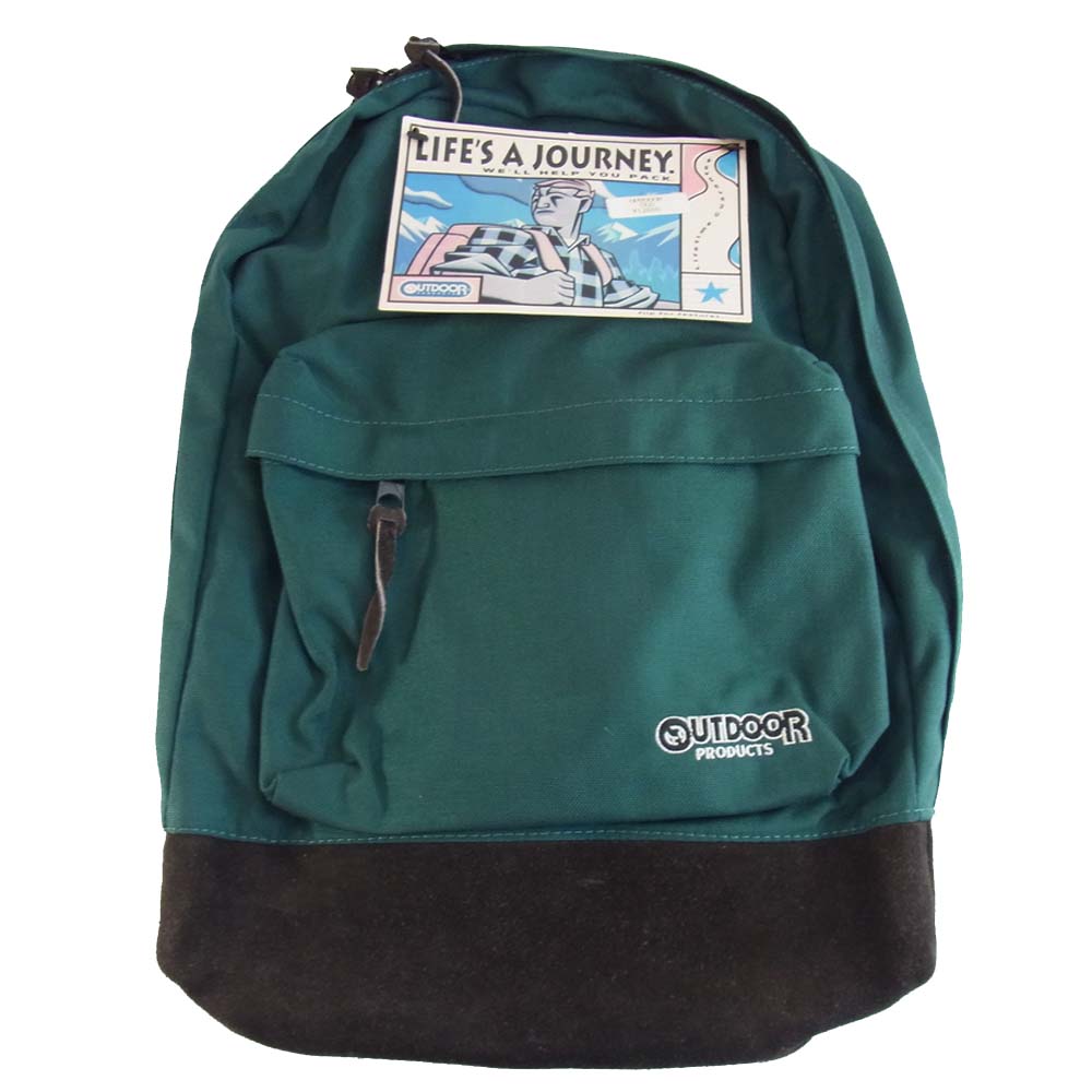 OUTDOOR アウトドア USA製 デイパック バックパック グリーン系【新古品】【未使用】【中古】