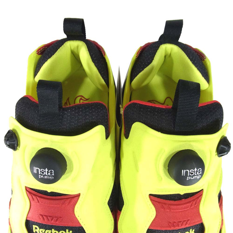 Reebok リーボック V47514 InstaPump Fury Original Shoes インスタポンプ フューリー イエロー×ブラック系 US10【新古品】【未使用】【中古】