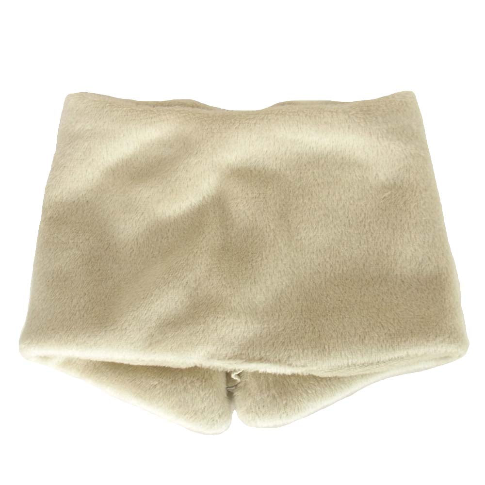 THE NORTH FACE ノースフェイス ボアフリース ジップ ネックウォーマー ベージュ系【美品】【中古】