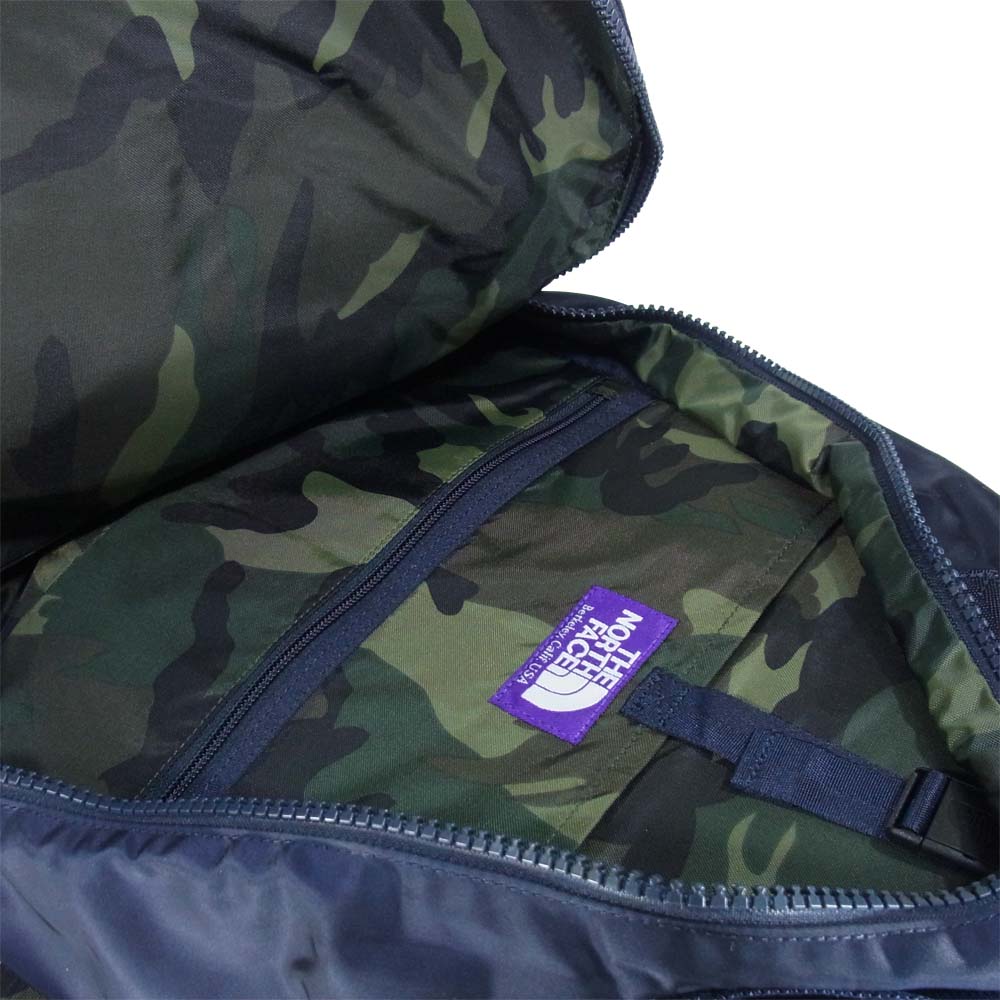 THE NORTH FACE ノースフェイス NN7658N パープルレーベル PURPLE LABEL LIMONTA Nylon Day Pack リモンタナイロン デイパック リュックサック ブラック系【美品】【中古】