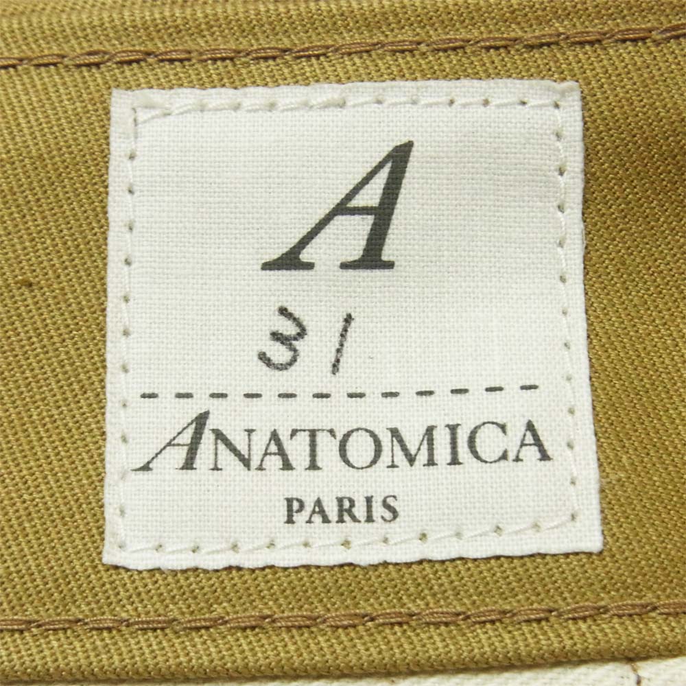 アナトミカ 530-000-04 CHINO II チノ ツイル コットン パンツ ベージュ系 31【新古品】【未使用】【中古】