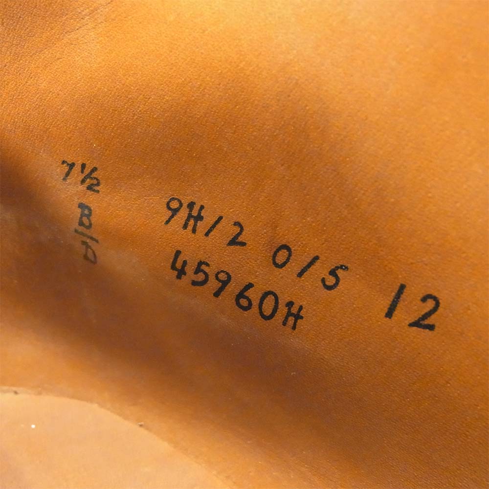 ALDEN オールデン 45960H Chromexcel Service Boots クロムエクセル レザー サービス ブーツ ブラウン系 US7.5D【新古品】【未使用】【中古】