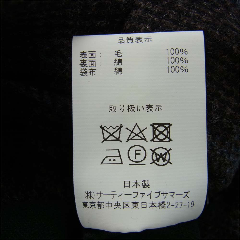 アナトミカ 20AW 530-552-02 SINGLE RAGLAN 2 S-P GABARDINE シングル ラグラン コート 46 マルチカラー系 46【新古品】【未使用】【中古】
