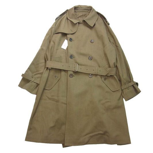 アナトミカ 530-182-21 別注 TRENCH COAT COVERT CLOTH 191 LOVAT カバート クロス トレンチコート カーキ系 52【新古品】【未使用】【中古】