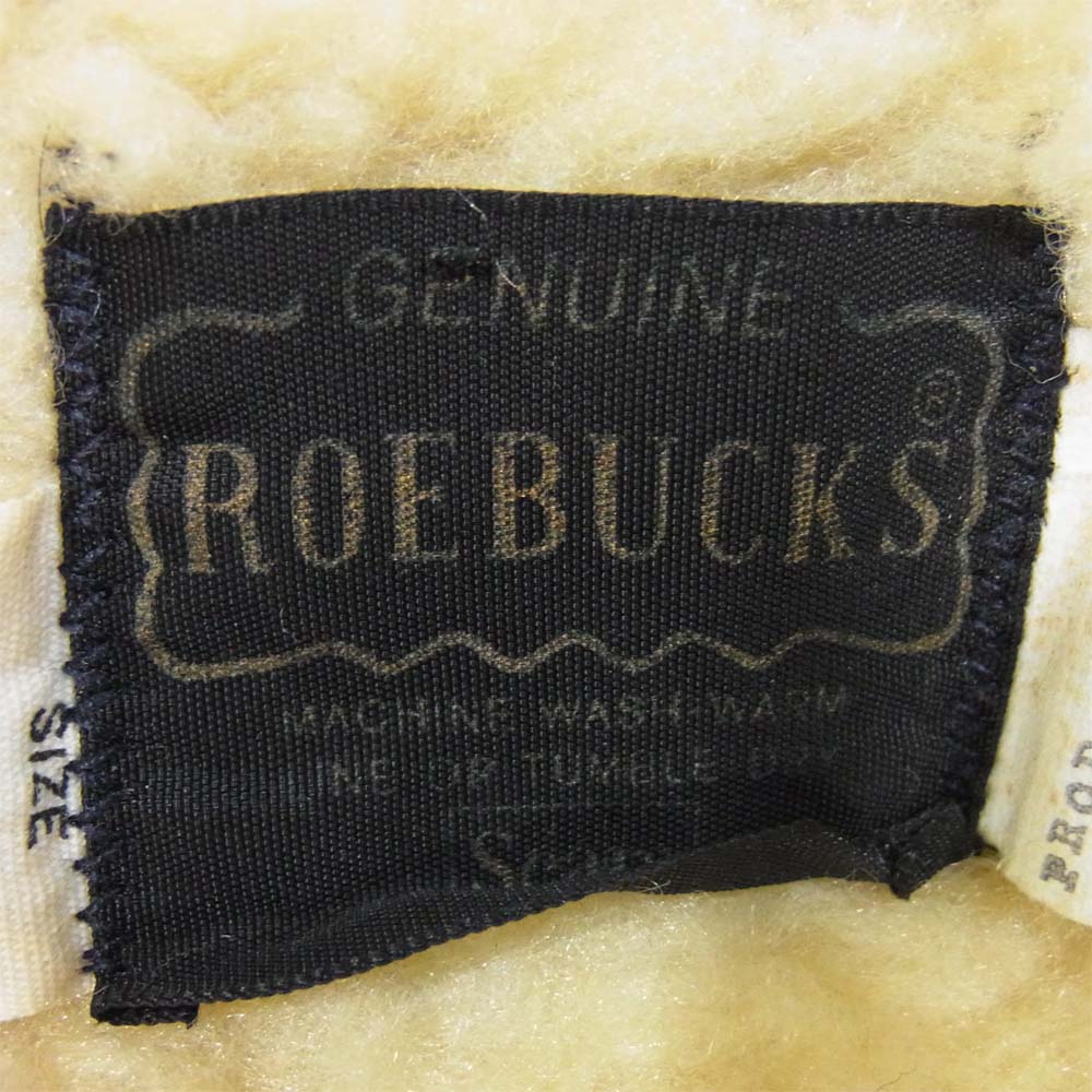 シアーズ 70s ROEBUCKS ランチ ボア ジャケット インディゴブルー系 38【中古】