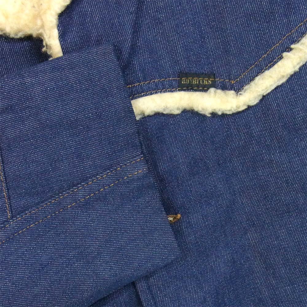 シアーズ 70s ROEBUCKS ランチ ボア ジャケット インディゴブルー系 38【中古】