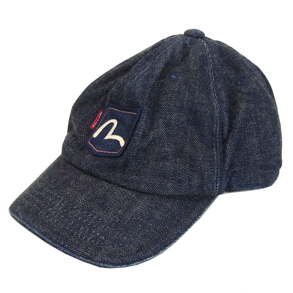 EVISU エヴィス デニム キャップ インディゴブルー系【中古】