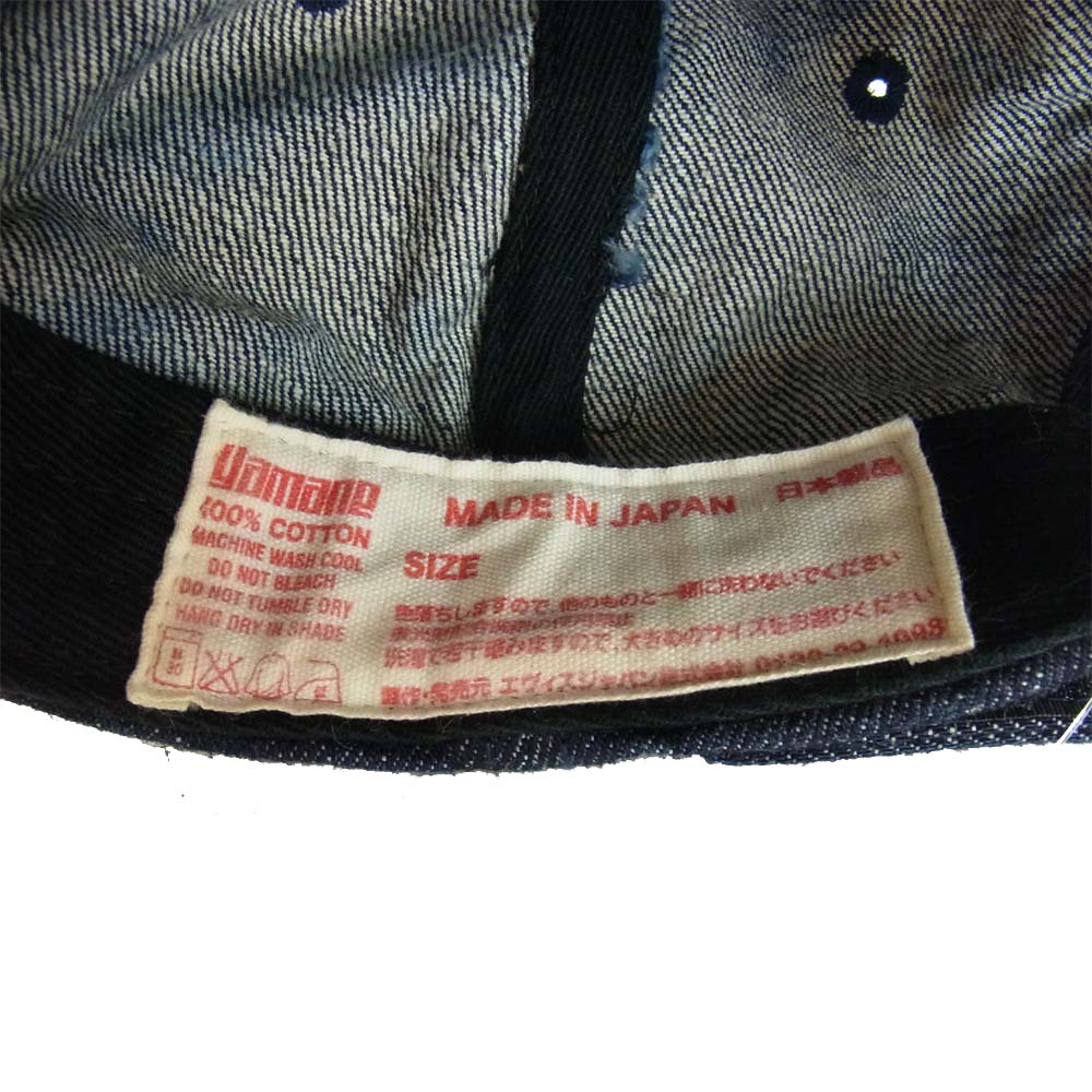 EVISU エヴィス デニム キャップ インディゴブルー系【中古】