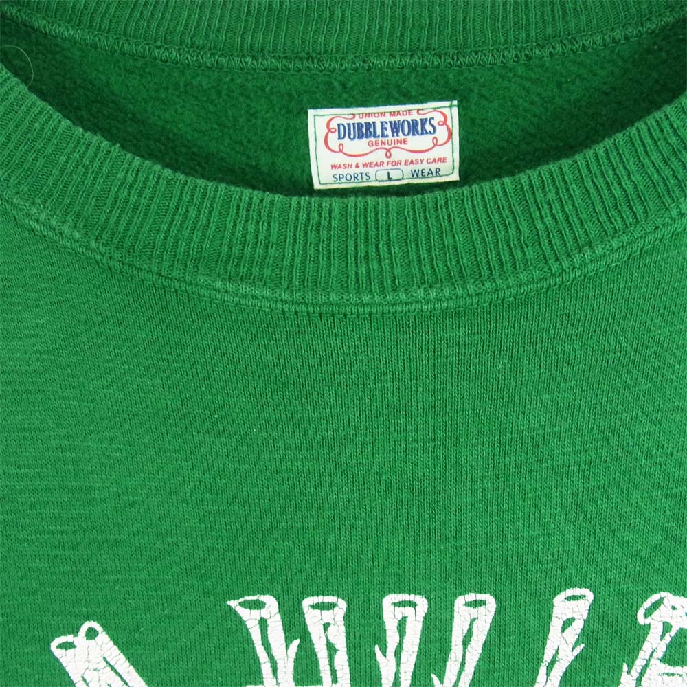 ダブルワークス スウェット グリーン系 L【中古】