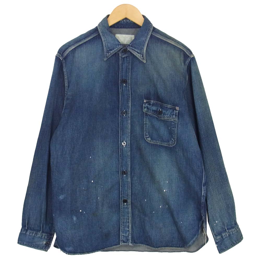 SUGAR CANE シュガーケーン デニムシャツ インディゴブルー系 XL【中古】