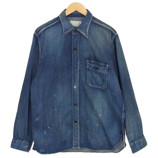 SUGAR CANE シュガーケーン デニムシャツ インディゴブルー系 XL【中古】