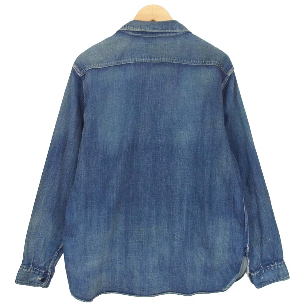 SUGAR CANE シュガーケーン デニムシャツ インディゴブルー系 XL【中古】