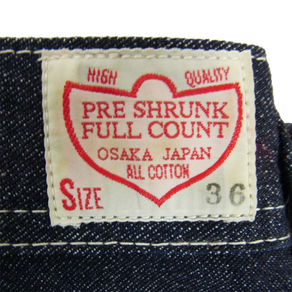 FULLCOUNT フルカウント ペインター パンツ インディゴブルー系 36【中古】