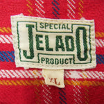 JELADO ジェラード フランネル チェック 長袖シャツ レッド系 XL【中古】