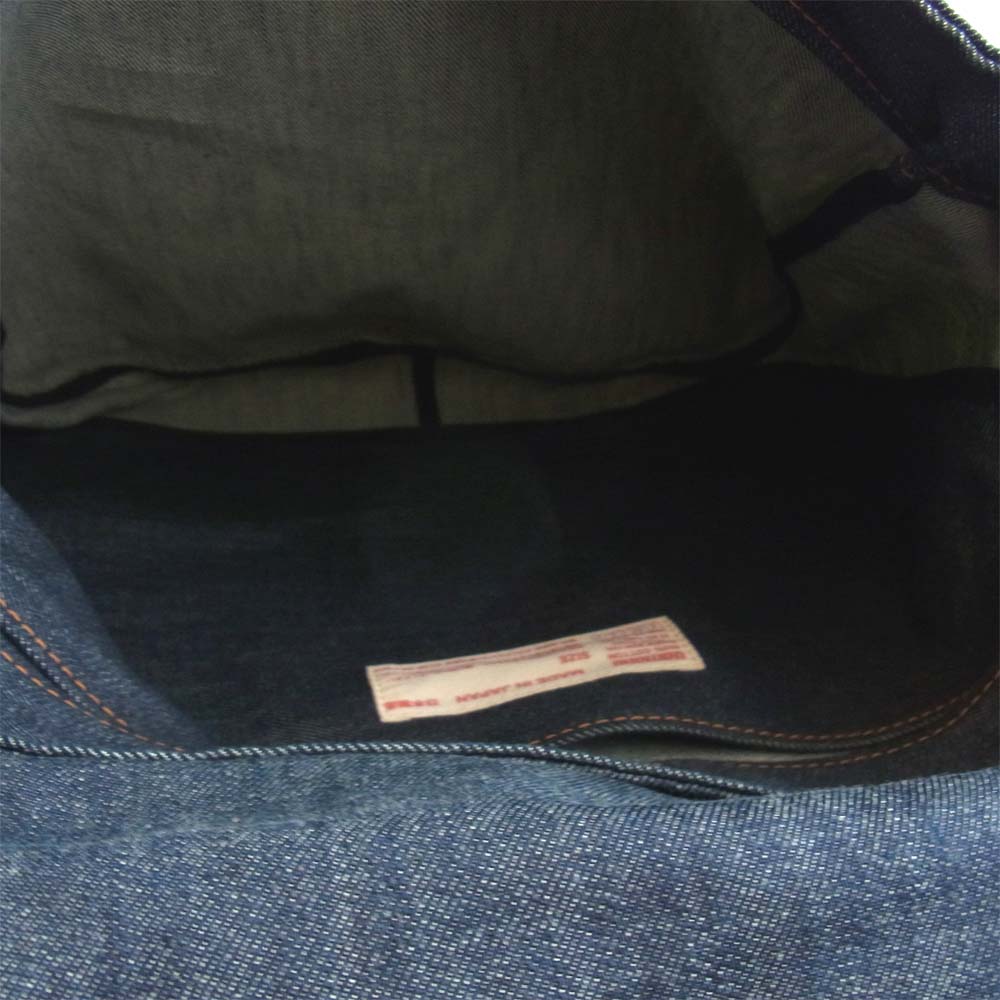 EVISU エヴィス カモメ ショルダーバッグ インディゴブルー系【中古】