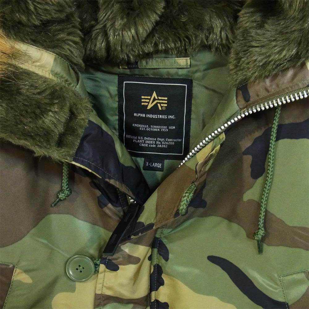 ALPHA アルファ 20094-220 N-3B ジャケット カーキ系 XL【中古】