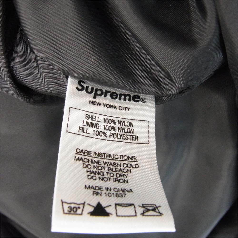 Supreme シュプリーム 17AW Contrast Stitch Pullover コントラスト ステッチ プルオーバー ブラック系 L【中古】