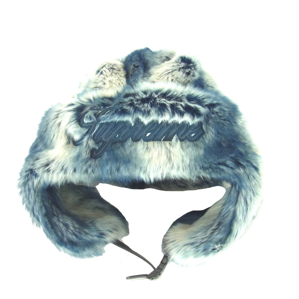 Supreme シュプリーム 20AW Faux Fur Trooper ファー トルーパー ブルー系 グレー系【美品】【中古】