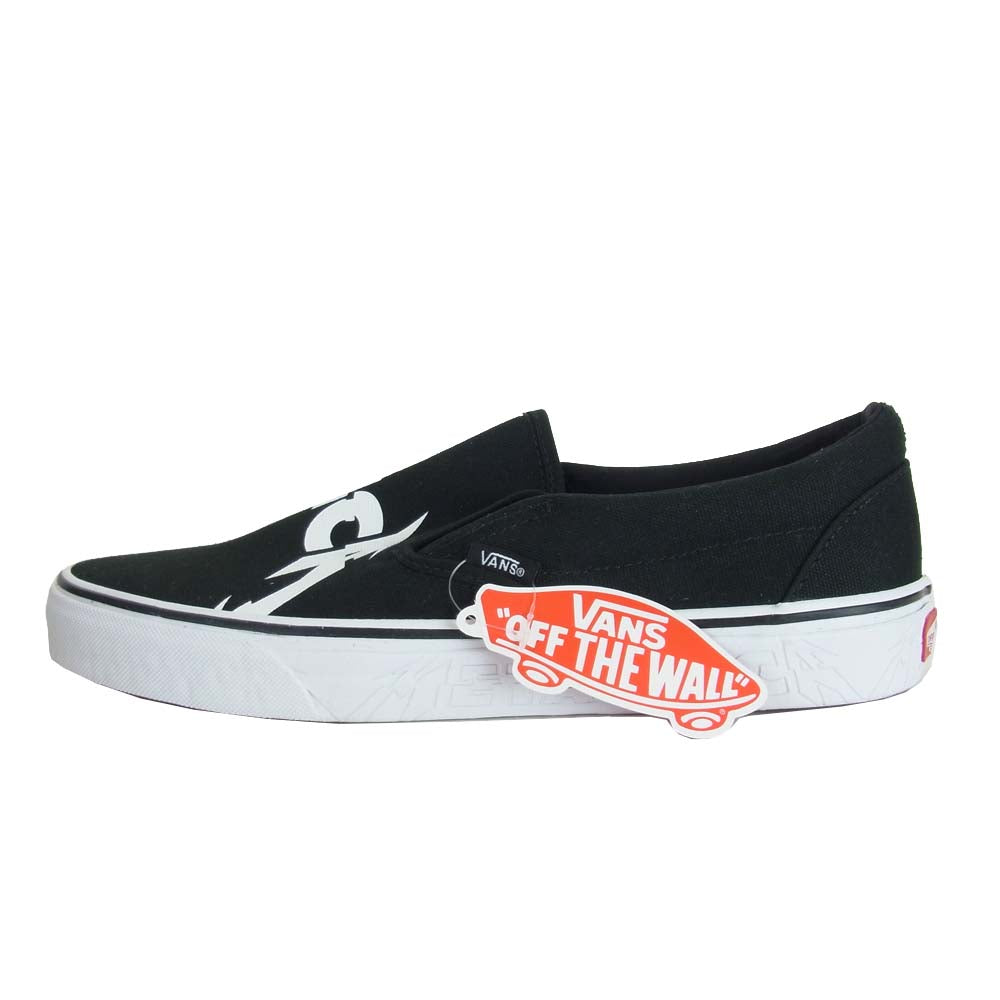 VANS バンズ VN0A38F7PZJ METALLICA Classic Slip-on クラシック スリッポン ブラック系 28【新古品】【未使用】【中古】