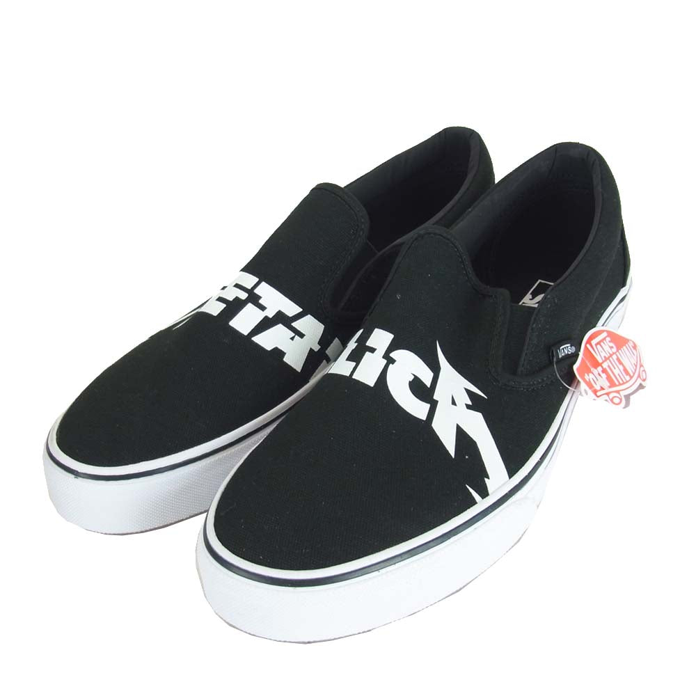 VANS バンズ VN0A38F7PZJ METALLICA Classic Slip-on クラシック スリッポン ブラック系 28【新古品】【未使用】【中古】