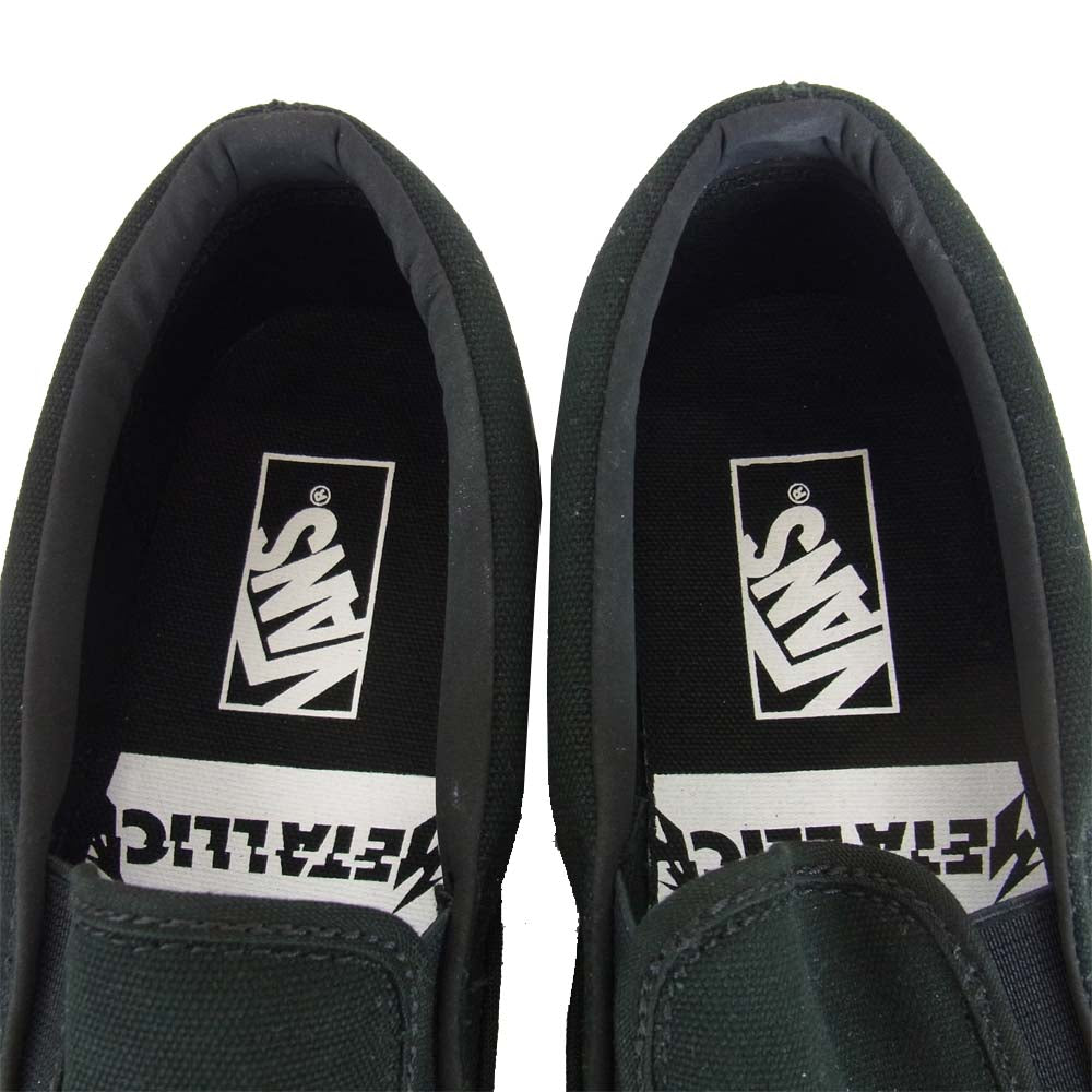 VANS バンズ VN0A38F7PZJ METALLICA Classic Slip-on クラシック スリッポン ブラック系 28【新古品】【未使用】【中古】