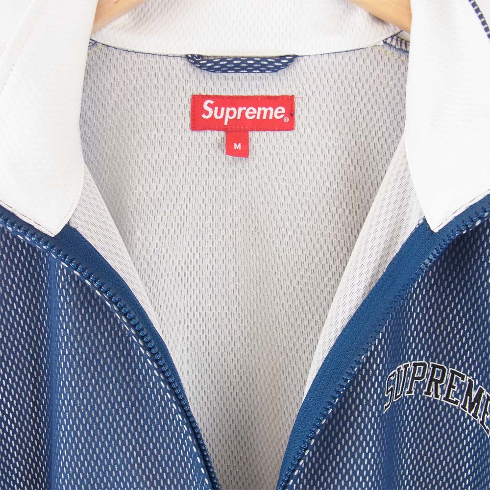 Supreme シュプリーム 18SS Bonded Mesh Track Jacket ボンデッド メッシュ トラックジャケット ブルー系 M【美品】【中古】