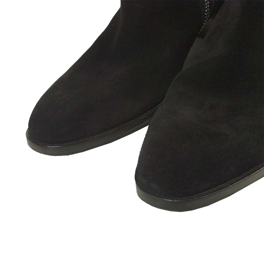 SAINT LAURENT サンローラン 13AW DU 330781 Suede Ring Boots ハーネス リング ブーツ スエード ブラック系 42【中古】