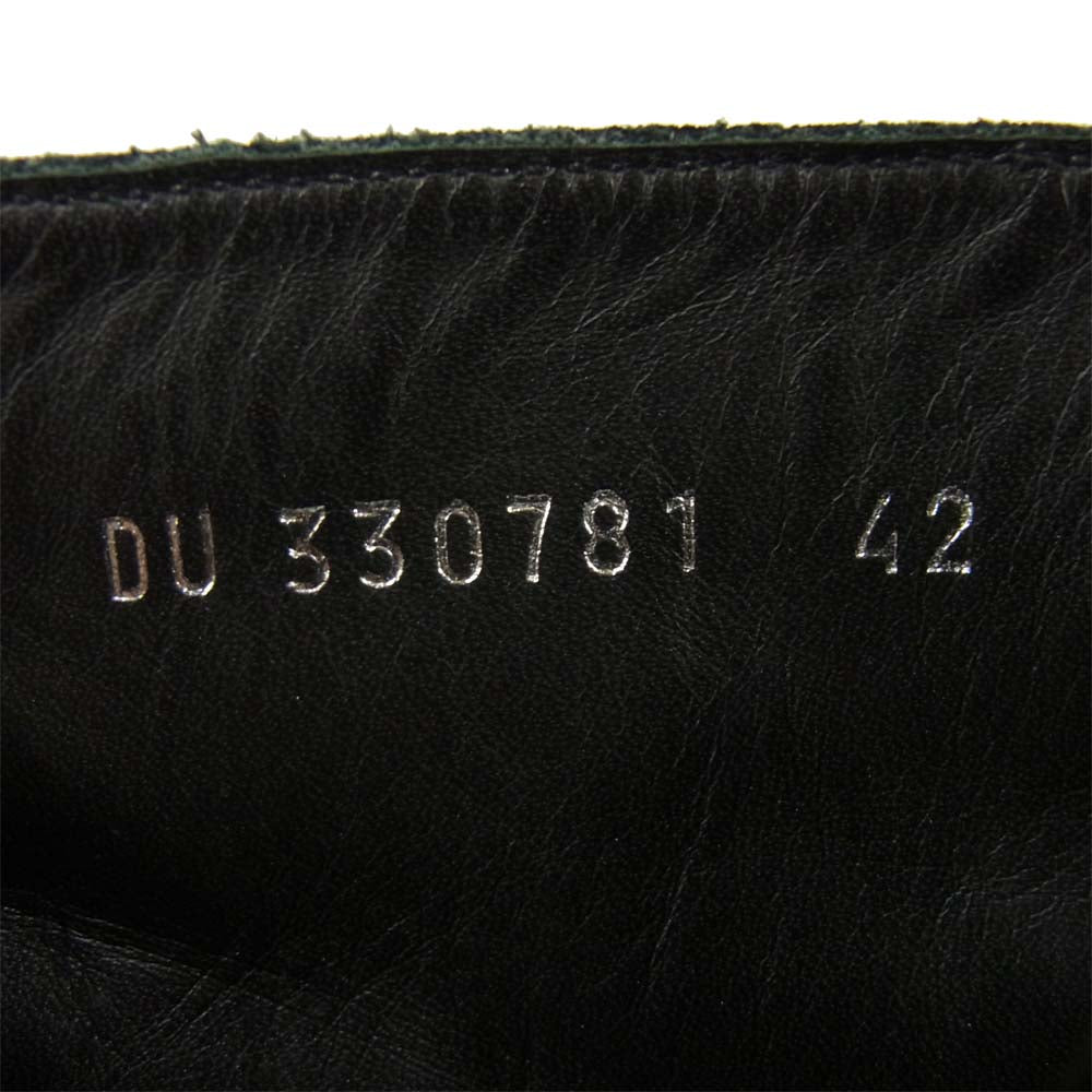 SAINT LAURENT サンローラン 13AW DU 330781 Suede Ring Boots ハーネス リング ブーツ スエード ブラック系 42【中古】