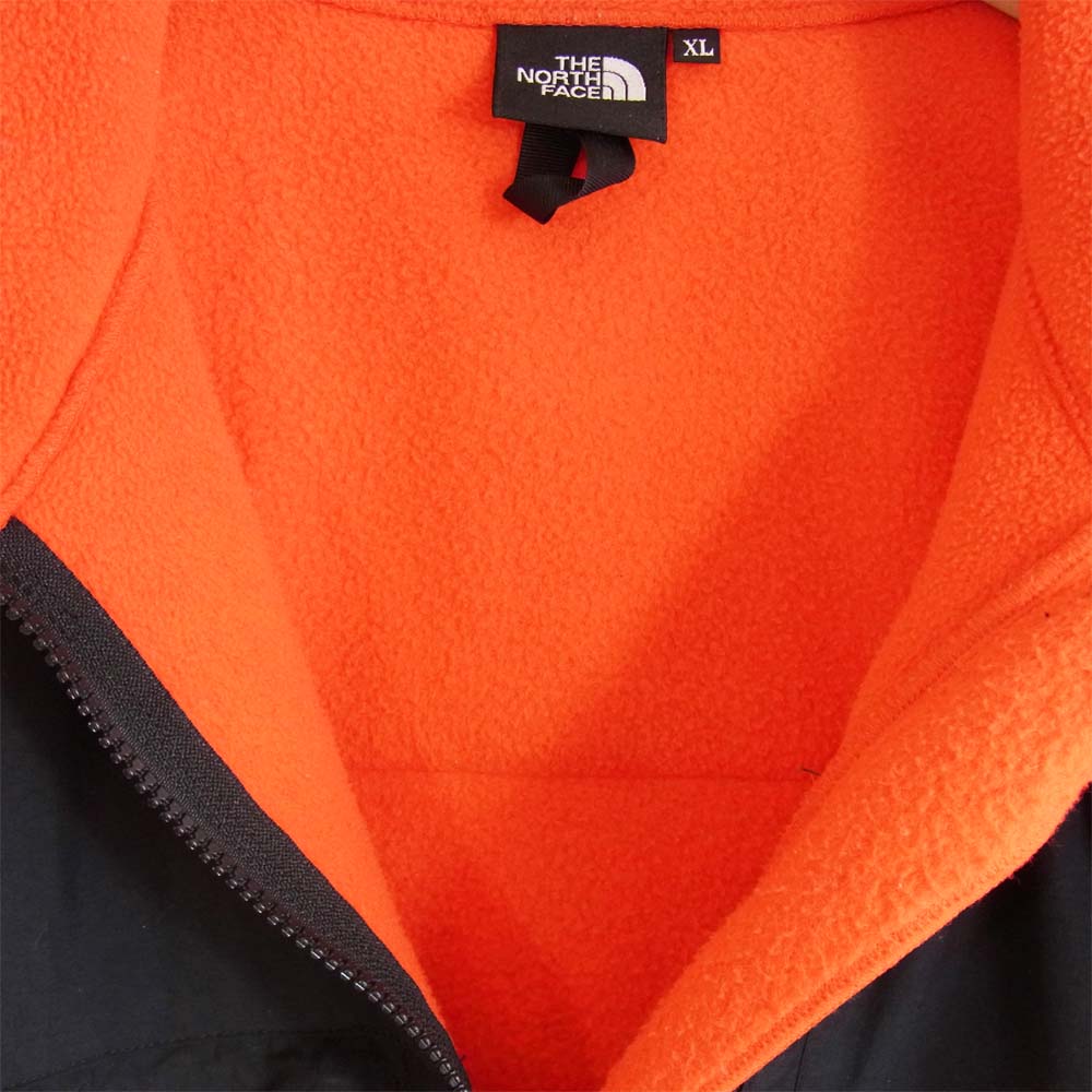 THE NORTH FACE ノースフェイス NA71831 Denali Jacket デナリ ジャケット 黒×赤 XL【中古】