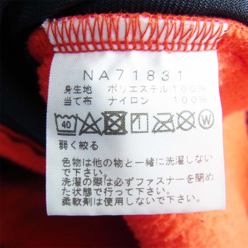 THE NORTH FACE ノースフェイス NA71831 Denali Jacket デナリ ジャケット 黒×赤 XL【中古】