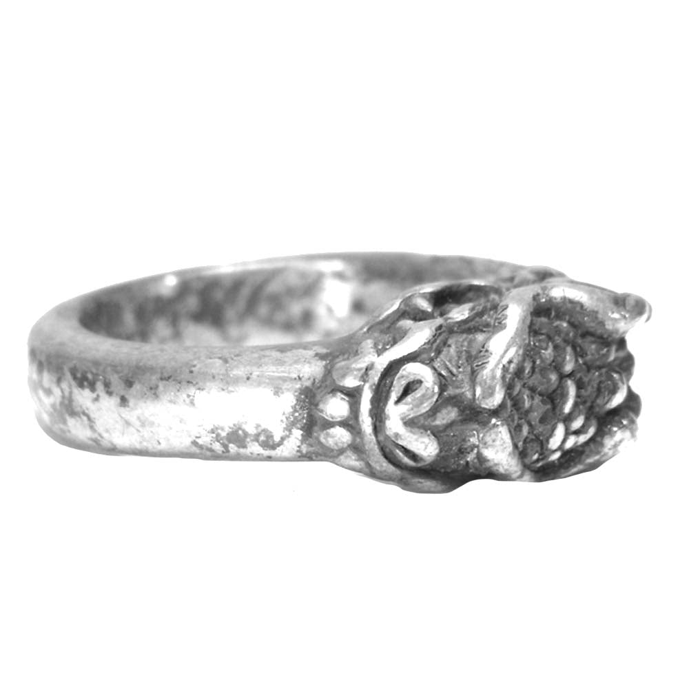 BILL WALL LEATHER ビルウォールレザー ドラゴン リング シルバー系【中古】