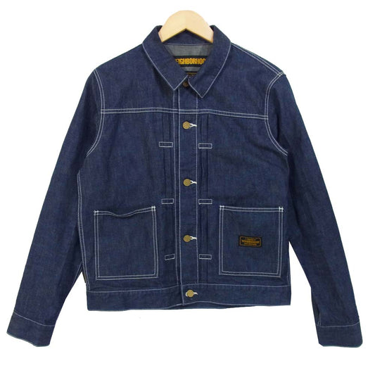 NEIGHBORHOOD ネイバーフッド 181DCNH-JKM03 STOCKMAN C-JKT デニムジャケット インディゴブルー系 M【中古】
