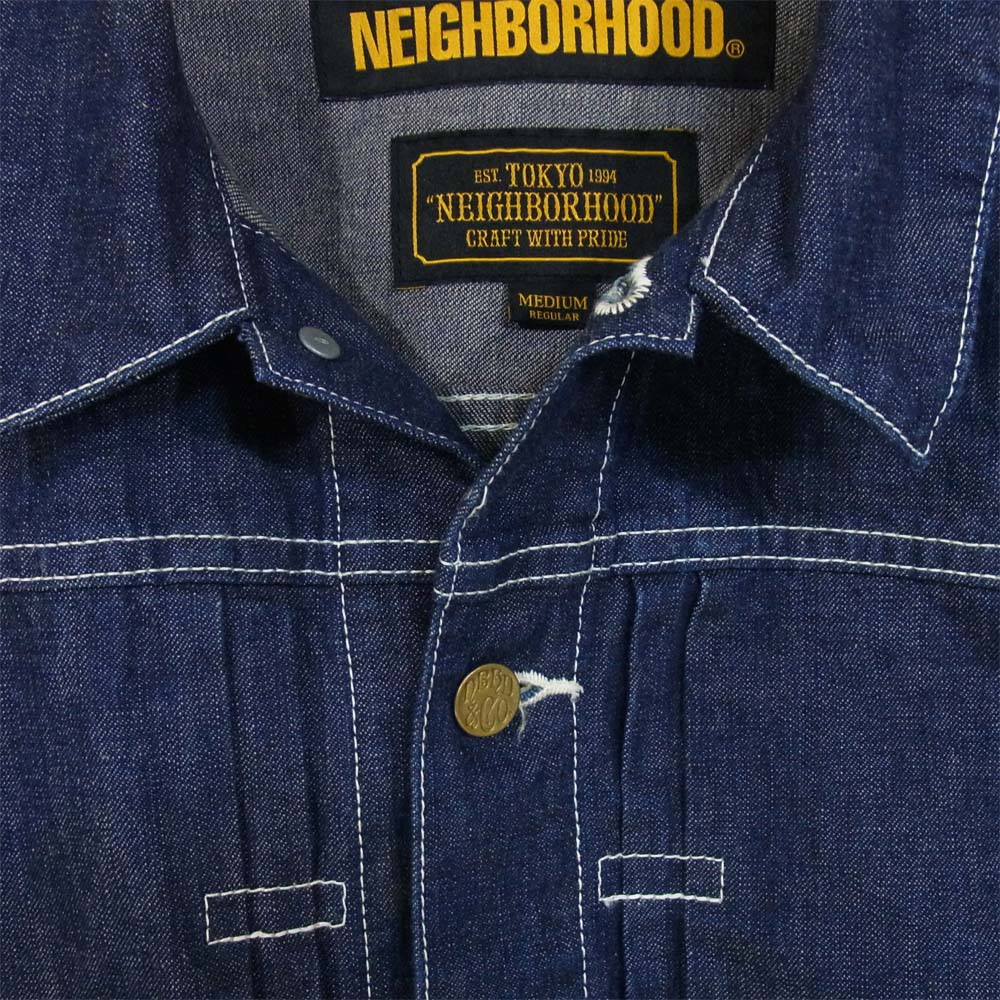 NEIGHBORHOOD ネイバーフッド 181DCNH-JKM03 STOCKMAN C-JKT デニムジャケット インディゴブルー系 M【中古】