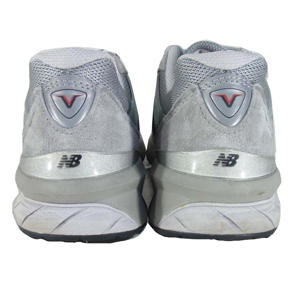 NEW BALANCE ニューバランス M990GL5 USA製 スニーカー グレー系 US9【中古】