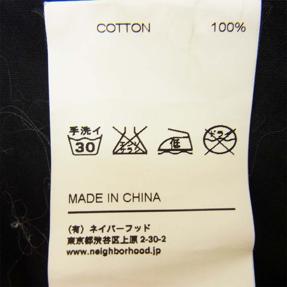 NEIGHBORHOOD ネイバーフッド 10AW 102DCNH-SHM03 CLASSIC WHITE C-SHIRT LS クラシック 長袖 シャツ ブラック系 M【中古】