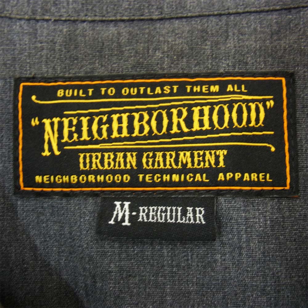 NEIGHBORHOOD ネイバーフッド 10AW 102SPNH-SHM02 HILTON CE-SHIRT.LS 長袖 ボーリング シャツ グレー系 M【中古】