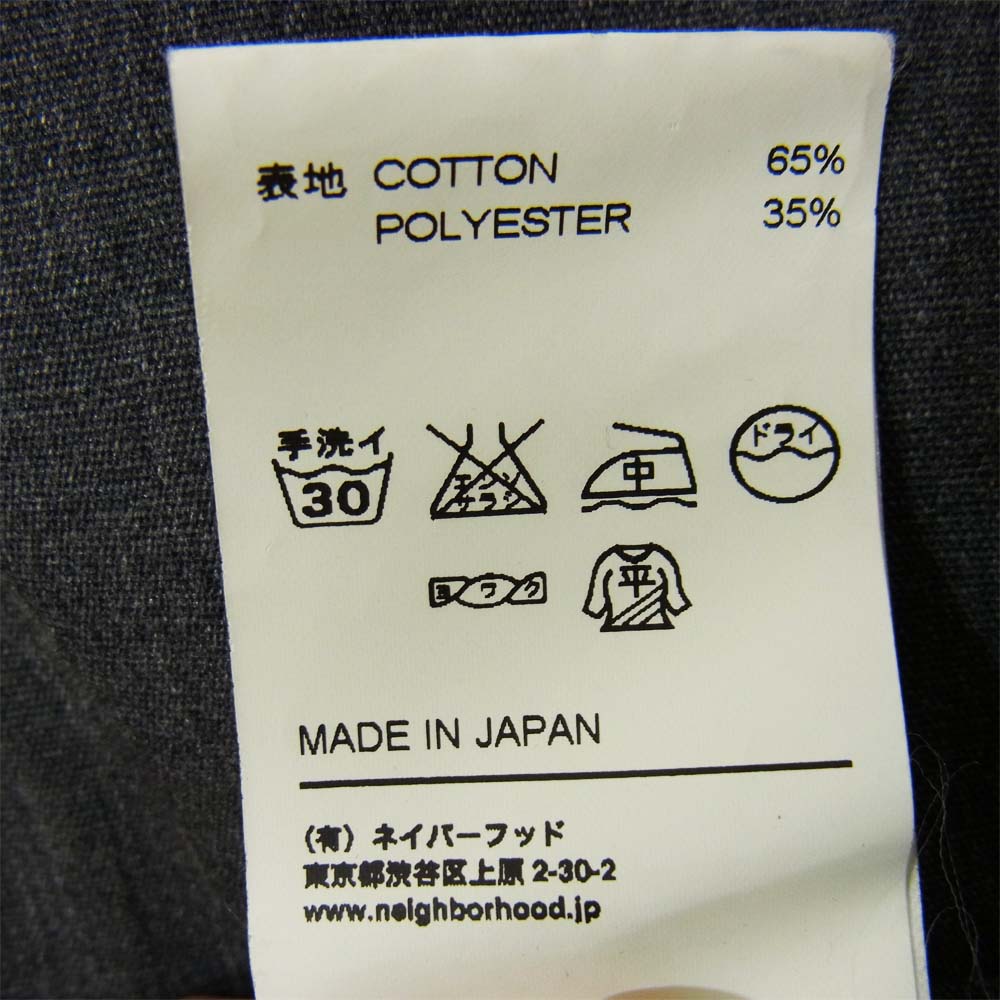 NEIGHBORHOOD ネイバーフッド 10AW 102SPNH-SHM02 HILTON CE-SHIRT.LS 長袖 ボーリング シャツ グレー系 M【中古】