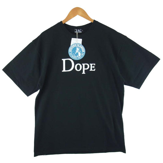 HYSTERIC GLAMOUR ヒステリックグラマー 02203CT17496 DOPE ドープ プリント Tシャツ ブラック系 L【新古品】【未使用】【中古】