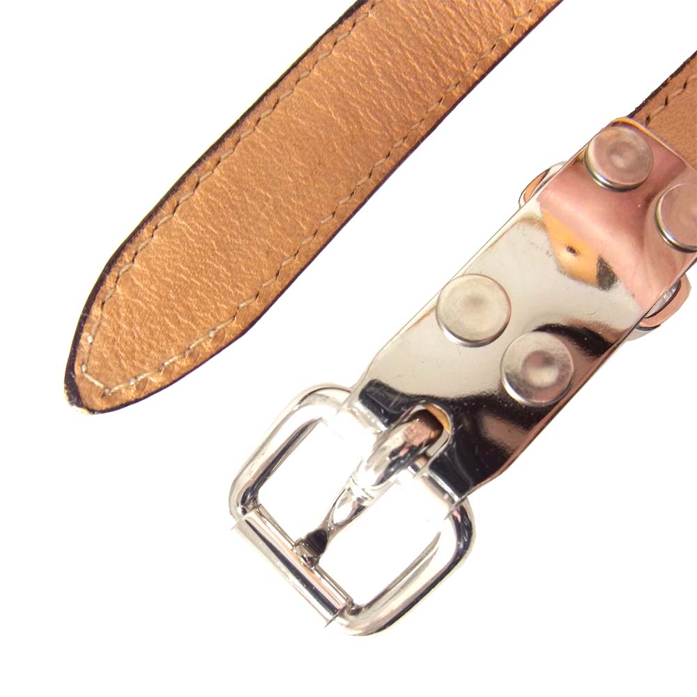 kolor カラー スタッズ ベルト シルバー系【中古】
