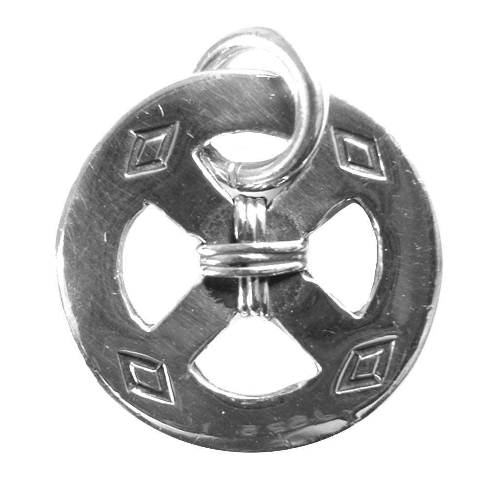 ARIZONA FREEDOM アリゾナフリーダム イーグルフック メディスンホイール付き ネックレス チェーン シルバー系【中古】