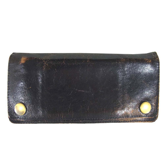 TENDERLOIN テンダーロイン T-WALLET レザー 二つ折り 長財布 ブラック系【中古】