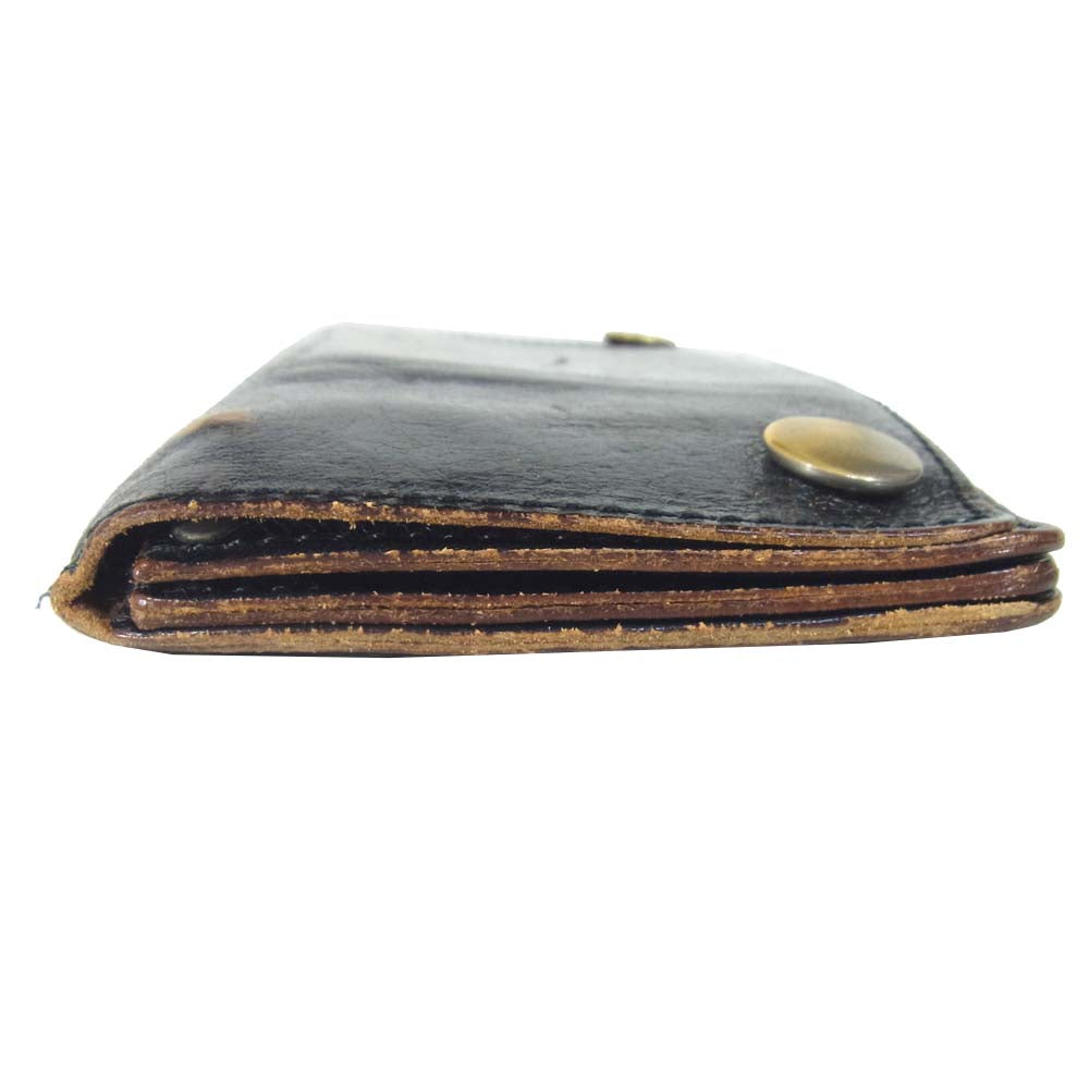 TENDERLOIN テンダーロイン T-WALLET レザー 二つ折り 長財布 ブラック系【中古】