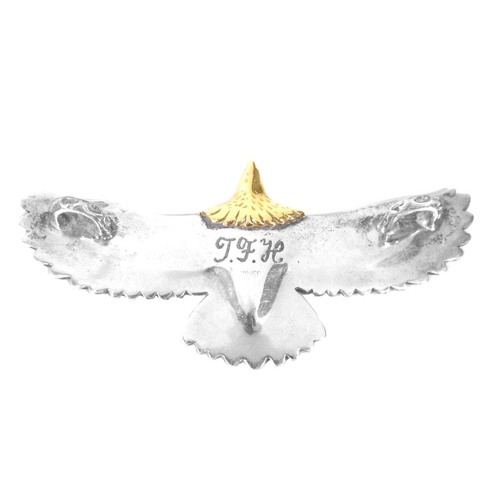 THE FLAT HEAD ザフラットヘッド EGL 頭金 イーグル ペンダント トップ シルバー系【中古】