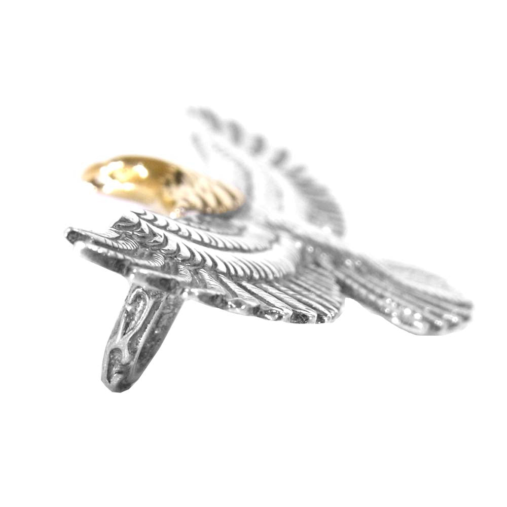 THE FLAT HEAD ザフラットヘッド EGL 頭金 イーグル ペンダント トップ シルバー系【中古】
